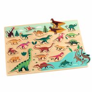 Djeco Houten Puzzel - Dino 2+ | Speel je Wijs