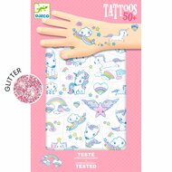 Djeco-Tattoo Eenhoorn (50 tatoeages) | Speel je Wijs