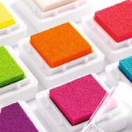 Djeco Stempelkussen Acht Fluor Kleuren | Speel je Wijs