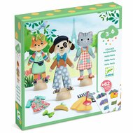 Djeco  - Bonjour Paris Aankleedpoppetjes met Stickers | Speel je Wijs