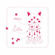 Djeco DIY - Windgong maken - Kitty 5+ | Speel je Wijs