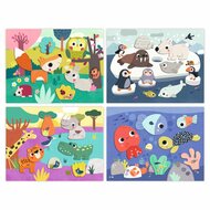 Djeco - Knutselset Mijn Eerste Collages Dierenvrienden | Speel je Wijs