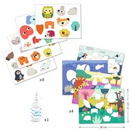 Djeco - Knutselset Mijn Eerste Collages Dierenvrienden | Speel je Wijs