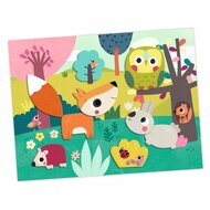 Djeco - Knutselset Mijn Eerste Collages Dierenvrienden | Speel je Wijs