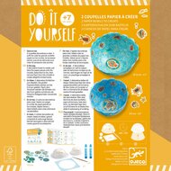 Djeco DIY Papier Maché Kommen maken - Oceaan | Speel je Wijs