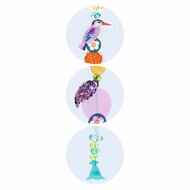 Djeco DIY Suncatcher maken - Paradise bird 7+| Speel je Wijs