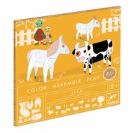 Djeco DIY Kleur, Bouw & Speel - Boerderij 5+ | Speel je Wijs