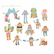 Djeco DIY Kleur, Bouw & Speel - Team Monsters 5+ | Speel je Wijs