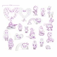 Djeco DIY Kleur, Bouw & Speel - Kawaï 5+| Speel je Wijs
