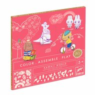Djeco DIY Kleur, Bouw & Speel - Kawaï 5+| Speel je Wijs