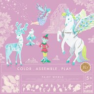 Djeco DIY Kleur, Bouw &amp; Speel - Fairy World 5+ | Speel je Wijs