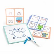 Djeco Eduludo Tekenkaarten Step by Step - Babies & Co 4-6 jaar | Speel je Wijs