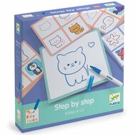 Djeco Eduludo Tekenkaarten Step by Step - Babies & Co 4-6 jaar | Speel je Wijs