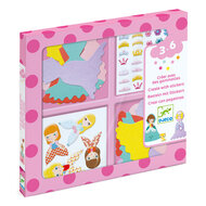 Djeco Knutselset - Creaties met Stickers - Ik hou van Prinsessen 3+ | Speel je Wijs