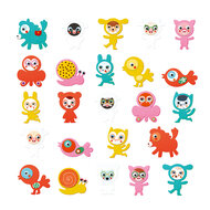 Djeco Creatief met Stickers - I Love Animals 3-6 Jaar | Speel je Wijs