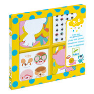 Djeco Creatief met Stickers - I Love Animals 3-6 Jaar | Speel je Wijs