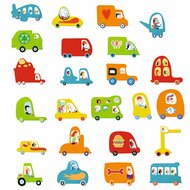 Djeco Creatief met Stickers - I Love Cars 3-6 Jaar | Speel je Wijs