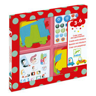 Djeco Creatief met Stickers - I Love Cars 3-6 Jaar | Speel je Wijs