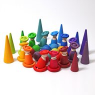 Grimm's Kleine houten Balletjes - Rainbow Balls | Speel je Wijs
