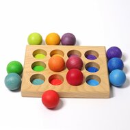 Grimm's Kleine houten Balletjes - Rainbow Balls | Speel je Wijs