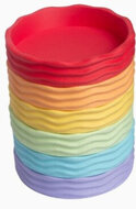 Grennn Botanic label waves - Regenboogbakjes - Pastel | Speel je Wijs