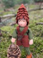 Atelier Pippilotta Twee Dennenappelkinderen | Speel je Wijs