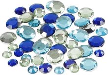 Creotime Strasstenen Rond Blauwe Harmonie | Speel je Wijs