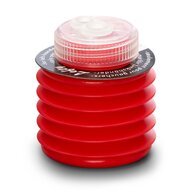 Puntenslijper Geribbeld - Rood LINKSHANDIG | Speel je Wijsd - Rood LINKSHANDIG | Speel je Wijs