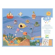 Djeco Herbruikbare Puffy Stickers - Summertime | Speel je Wijs