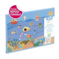 Djeco Herbruikbare Puffy Stickers - Summertime | Speel je Wijs