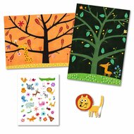 Djeco Herbruikbare Puffy Stickers - Tikkertje | Speel je Wijs