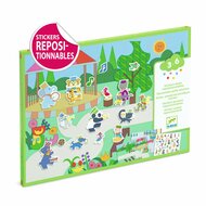 Djeco Herbruikbare Puffy Stickers - Fanfare | Speel je Wijs