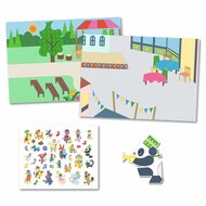 Djeco Herbruikbare Puffy Stickers - Fanfare | Speel je Wijs