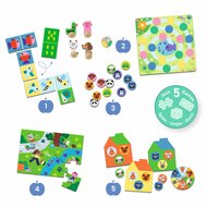 Djeco 5 SPELLEN - Op de boerderij 3+ | Speel je Wijs