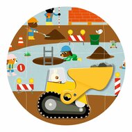 Djeco Puzzel Geant - de Bouwplaats - 12+5 stukjes | Speel je Wijs