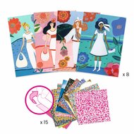 Djeco Knutselset Wrijfplaatjes Wax Trend (Mode Creaties) | Speel je Wijs