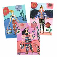 Djeco Knutselset Wrijfplaatjes Wax Trend (Mode Creaties) | Speel je Wijs