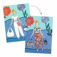 Djeco Knutselset Wrijfplaatjes Wax Trend (Mode Creaties) | Speel je Wijs