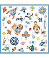 Djeco-Stickers In het heelal | Speel je Wijs