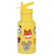 A Little Lovely Company RVS Drinkfles Animal Friends | Speel je Wijs