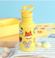 A Little Lovely Company RVS Drinkfles Animal Friends | Speel je Wijs