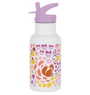 A Little Lovely Company RVS Drinkfles Flower Garden | Speel je Wijs