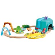 Hape Houten Treinbaan - Dinosaurus in opbergbox | Speel je Wijs