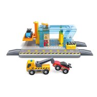 Hape Treinset - Reparatie en Wasstraat | Speel je Wijs