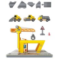 Hape Treinset - Railway Crane construction | Speel je Wijs