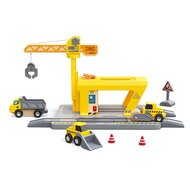Hape Treinset - Railway Crane construction | Speel je Wijs