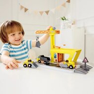 Hape Treinset - Railway Crane construction | Speel je Wijs