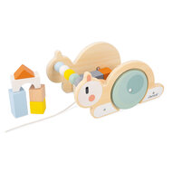 Janod Sweet Cocoon Slak met Blokken 18mnd+