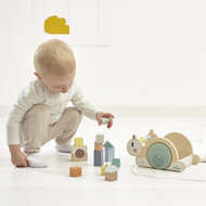 Janod Sweet Cocoon Slak met Blokken 18mnd+ | Speel je wijs