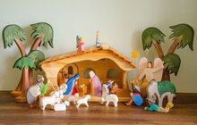 Ostheimer Houten Stal / Kerststal / Boerderij | Speel je Wijs